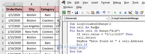 Excel VBA Loop Adjust Columns