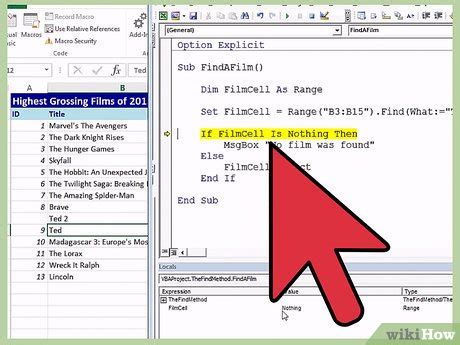 Excel VBA macros