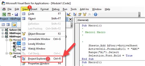 The Visual Basic Editor showing multiple modules