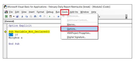 Using Option Explicit to Avoid Forward Reference Errors