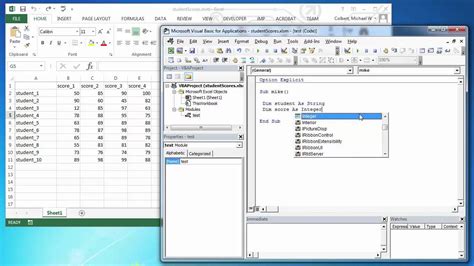 Excel VBA productivity