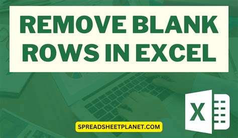 Excel VBA Remove Blank Rows Addin