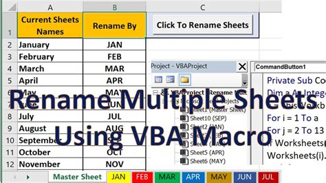 Excel VBA Rename Worksheet Gallery 5