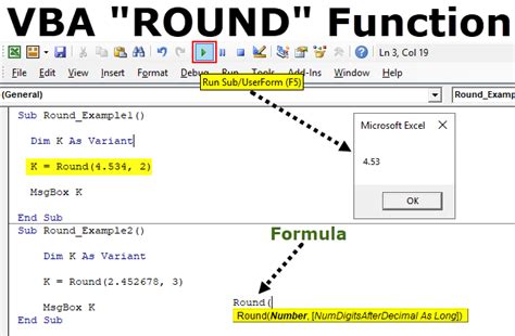 Excel VBA rounding function