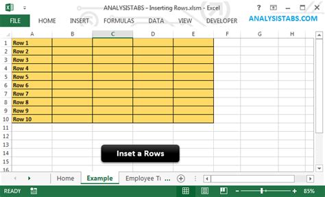 Excel VBA Row Insertion