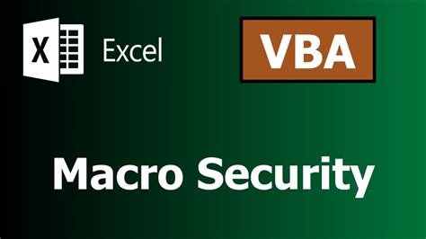 Excel VBA Security