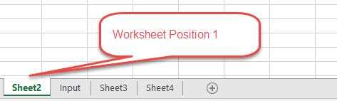 Excel VBA Sheet Index