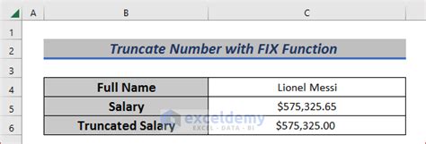 Excel VBA Truncation Options