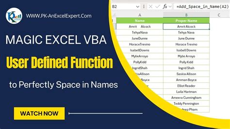 Excel VBA UDF