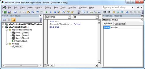 Excel VBA Unhide Macro