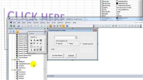 Excel VBA UserForm resources and tutorials