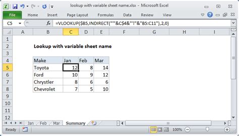 Excel VBA Variable Sheet Name