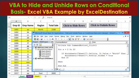 Excel VBA Worksheet Hiding Gallery