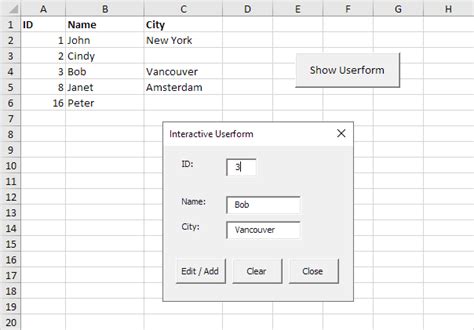 Excel VBA Worksheet Hiding User Form