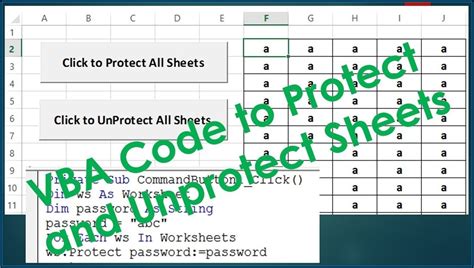 Excel VBA Worksheet Protection Errors