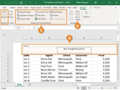 Excel VBA Wrap Text Headers Footers Example