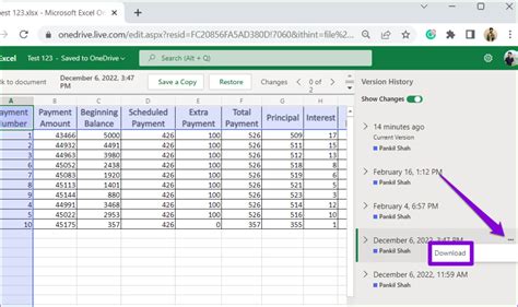 Excel Version History Gallery