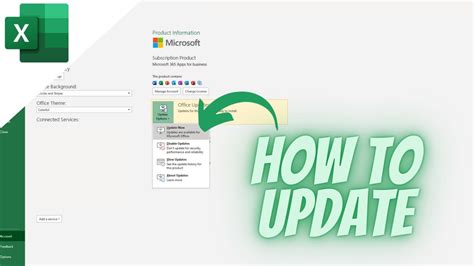 Excel Version Update