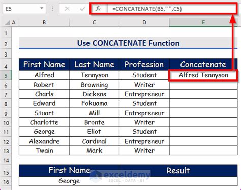 Excel Vlookup Concatenate