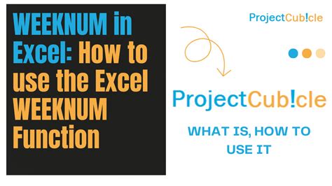 Excel WEEKNUM Function