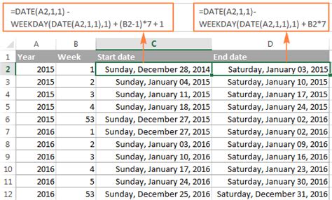 Excel Weeknum to Date Conversion