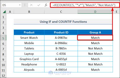 Excel Wildcard IF Formula