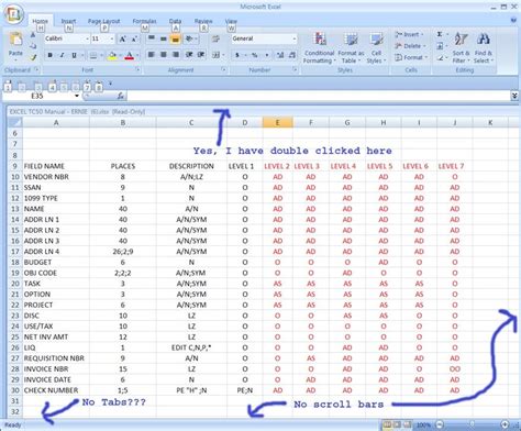 Excel window size issues