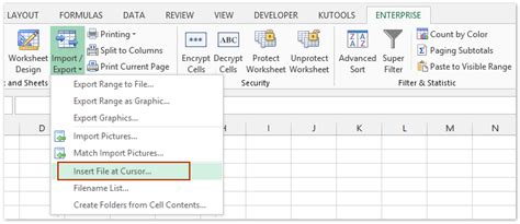 Excel Workbook Extraction