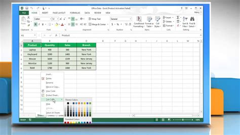 Enhancing worksheet appearance in Excel