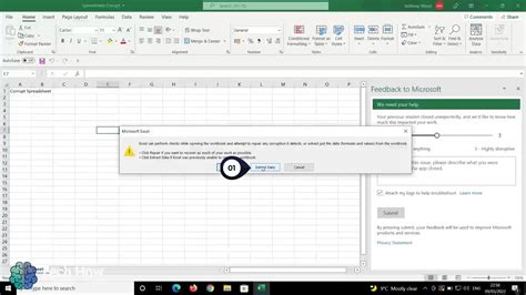 Excel worksheet corruption