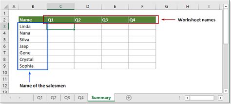 Excel Worksheet Names 3