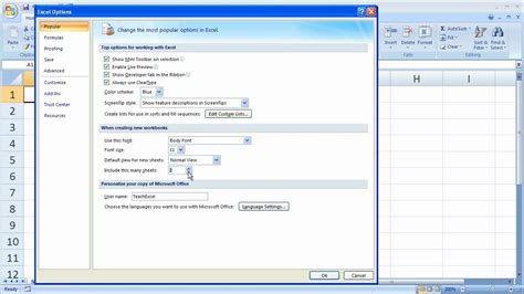 Excel Worksheet Settings Issues