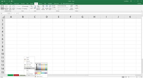 An Excel Worksheet Example