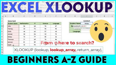 Excel XLOOKUP Best Practices