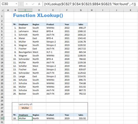 Xlookup Formula with Multiple Criteria