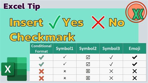 Excel Yes No Box Template