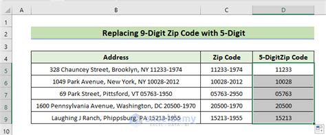 ZIP Formula in Excel