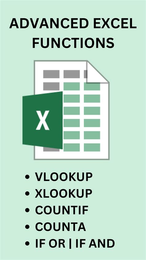 Excel Advanced Functions