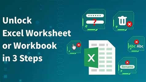 Excel Worksheet Unlock Method 1