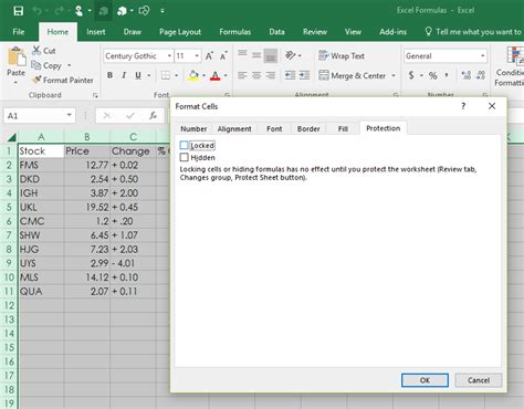 Excel Worksheet Unlock Tip 2