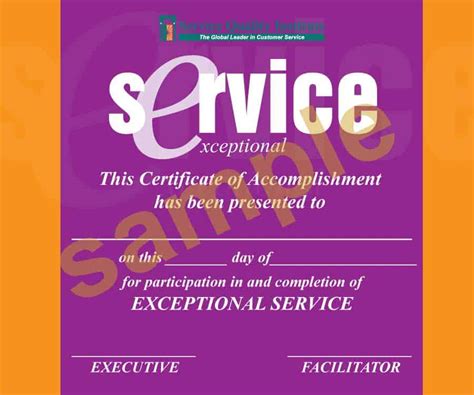 Exceptional Service