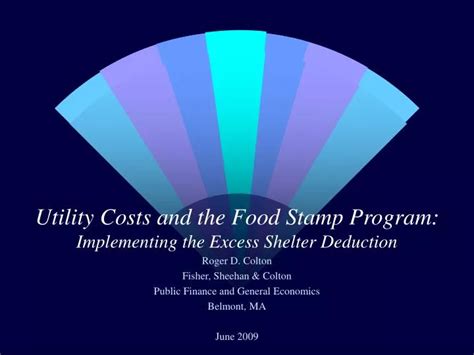 Excess Shelter Costs and Food Stamp Benefits