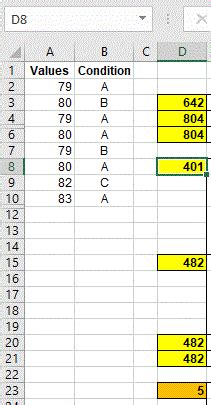 Exclude Cells using SUM and IF