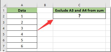 Exclude Cells using SUM and ISNUMBER