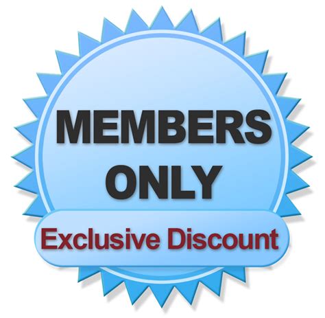 Exclusive Member Discounts