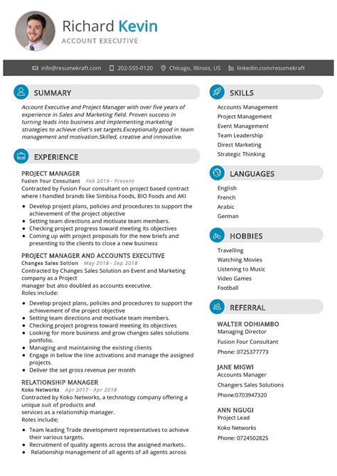 Executive CV Example PDF