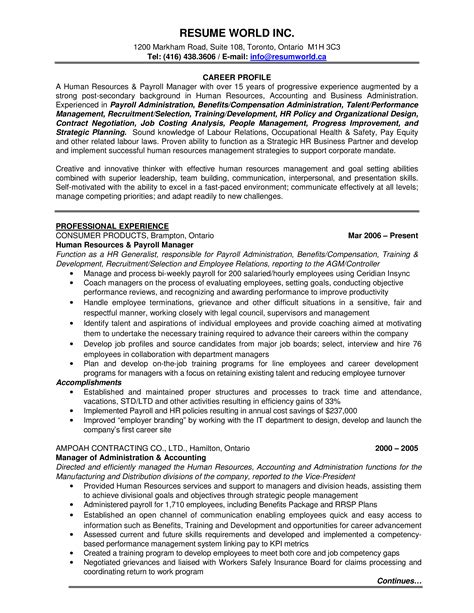 Executive Resume Template 4