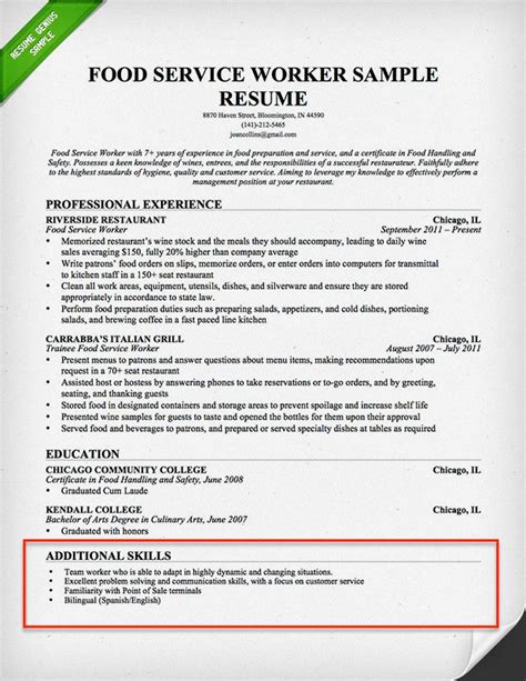 Executive resume template with skills section example