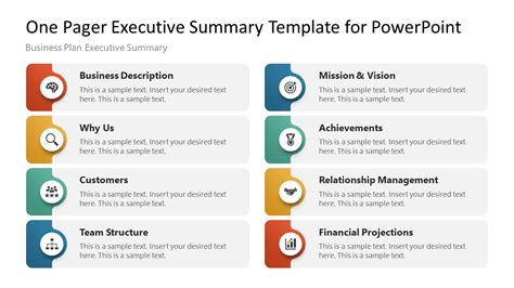 Executive Summary Presentation Template PowerPoint