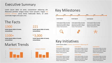 Executive Summary Presentation Template